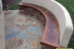 Custom Masonry Seat Wall by GPT Construction Masonry and  Design in Roseville