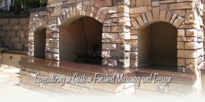 Masonry Outdoor Fireplace