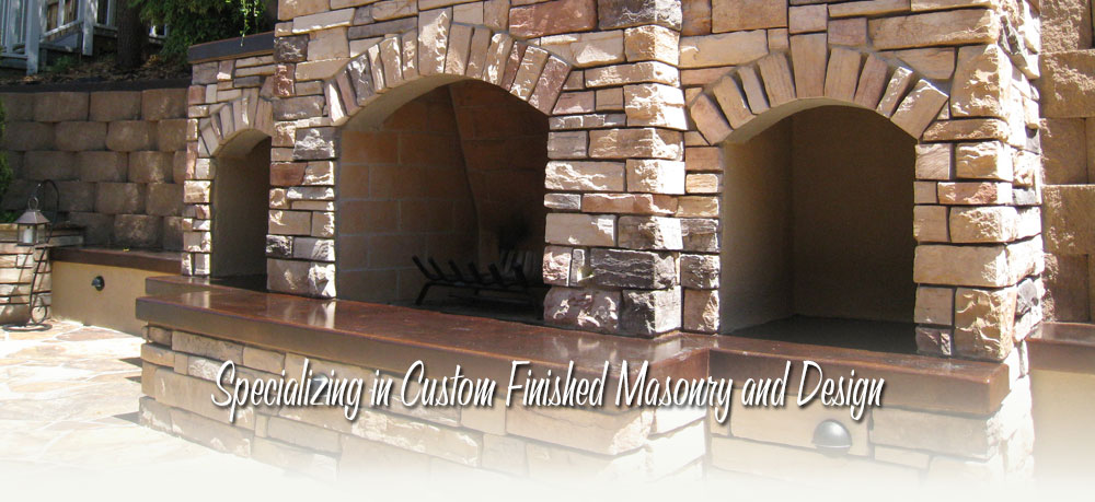 Masonry Outdoor Fireplace