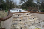 backyard flagstone steps and masonry spa surround by GPT Construction in Orangevale Outdoor Kitchen (2)