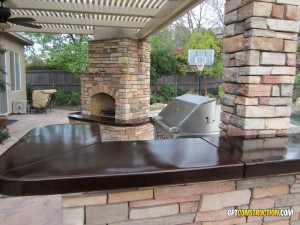 Placerville outdoor fireplace masonry